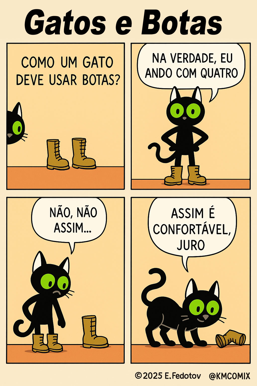 Moda felina: Quando o gato reinventa até as botas