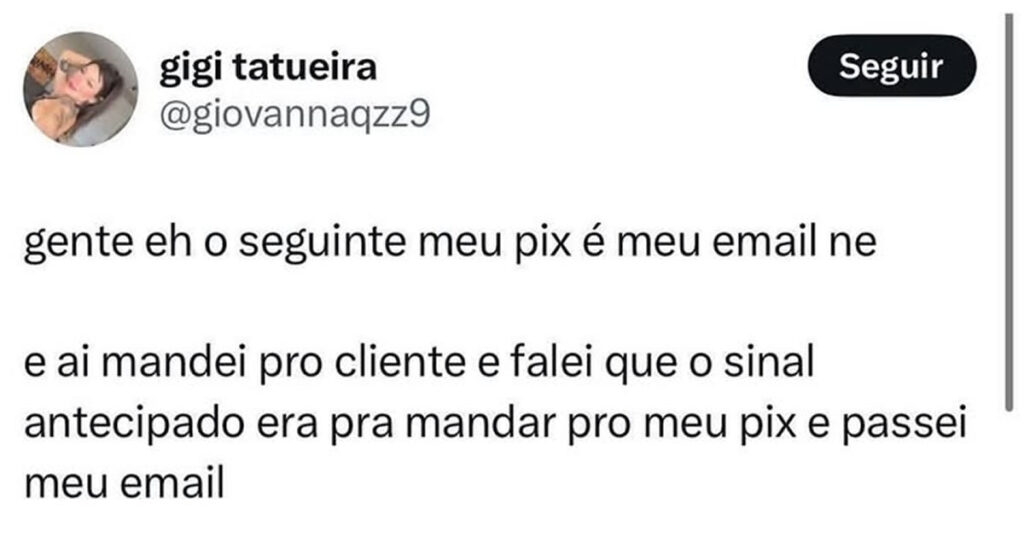 Pix por e-mail: O Brasil inovando onde ninguém pediu