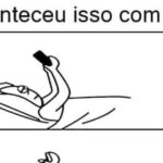 Quando o celular cai no rosto e a dignidade vai pro espaço