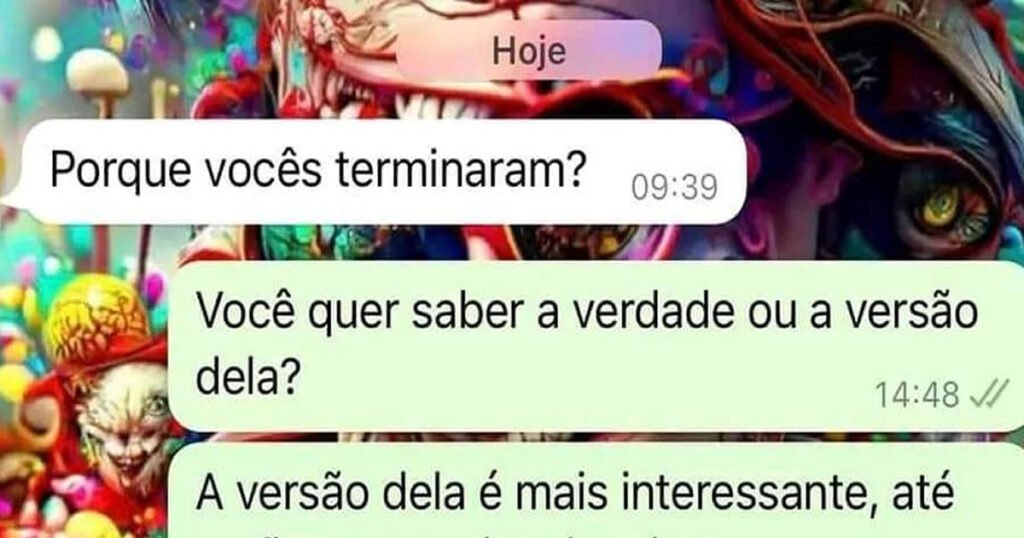 A versão dela ganhou até de mim