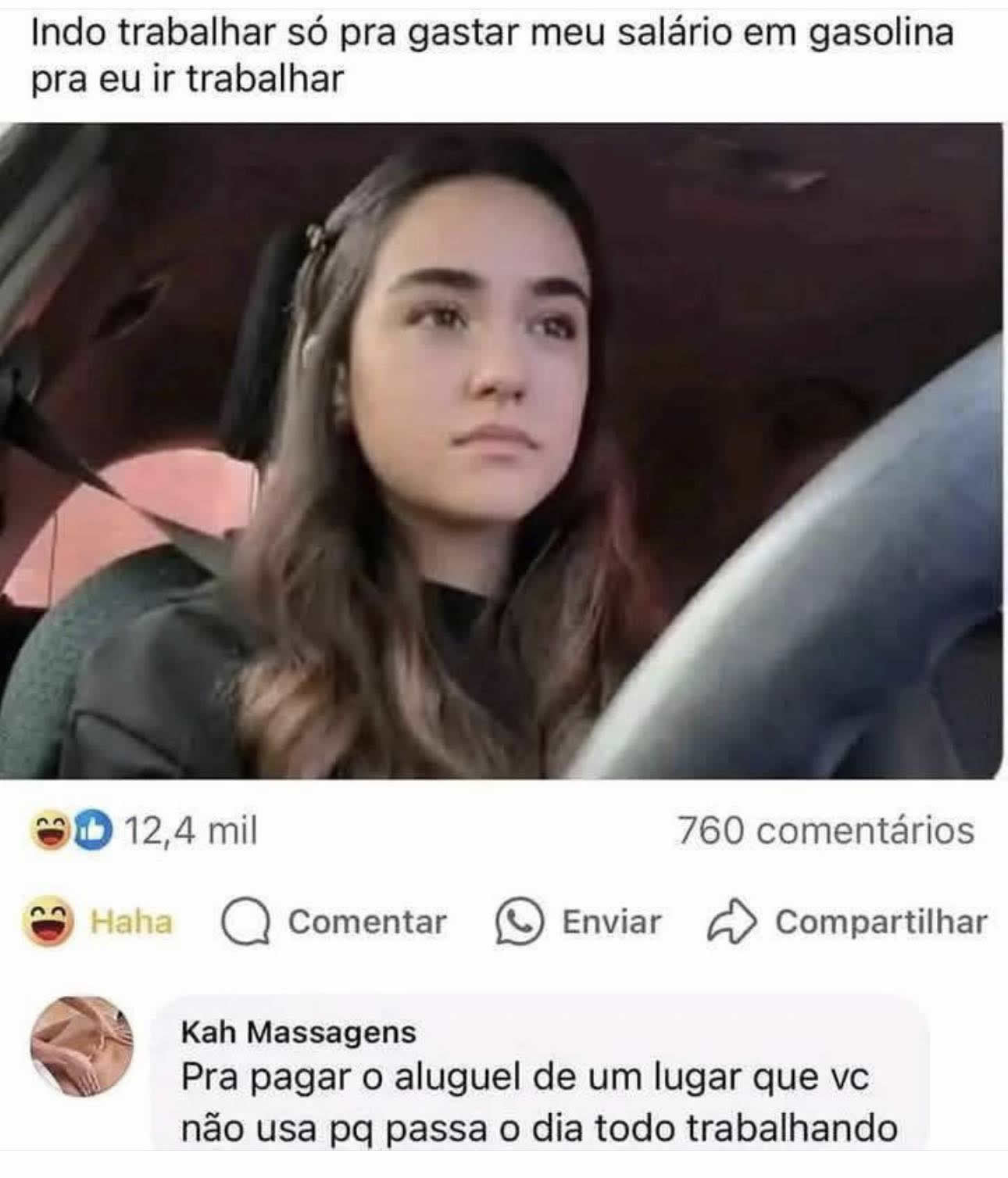 A vida adulta resumida em gasolina e boletos