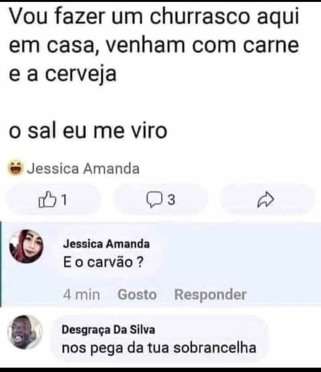 Churrasco colaborativo e a arte ancestral de tirar carvão da sobrancelha Churrasco colaborativo e a arte ancestral de tirar carvão da sobrancelha