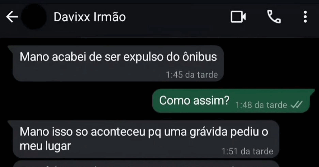 Expulso do ônibus em 3 frases e um meme: o brasileiro é um evento Expulso do ônibus em 3 frases e um meme: o brasileiro é um evento