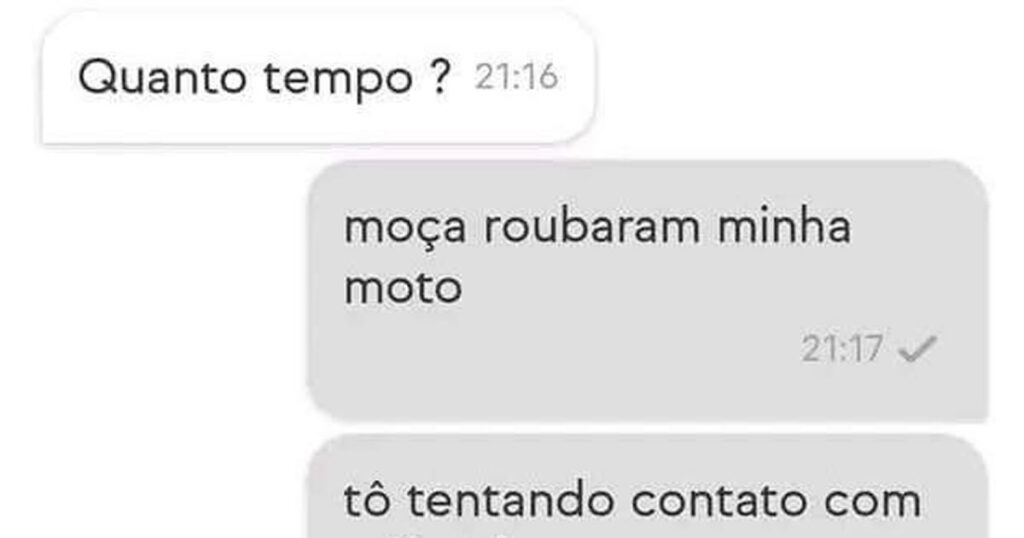 O crime foi grande, mas a fome foi maior