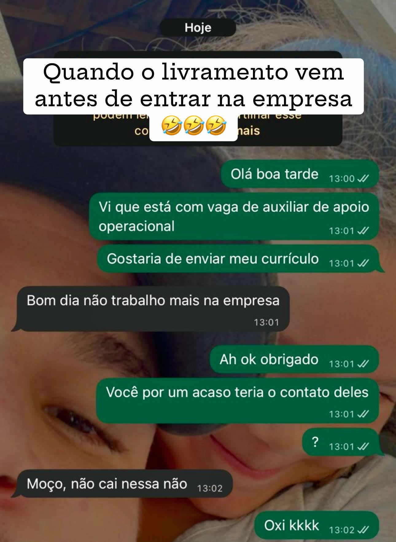 O RH do universo avisou antes do perrengue