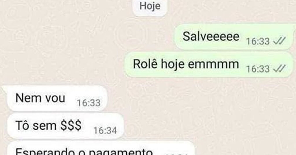 O rolê que depende do salário que ainda nem nasceu