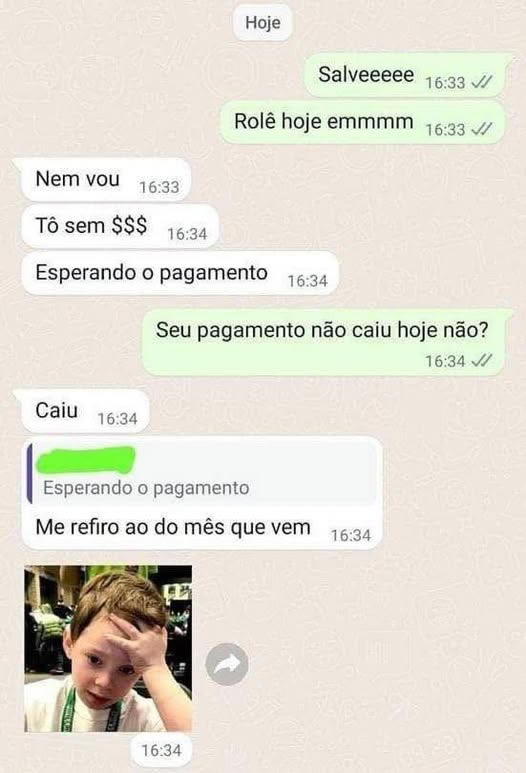 O rolê que depende do salário que ainda nem nasceu O rolê que depende do salário que ainda nem nasceu