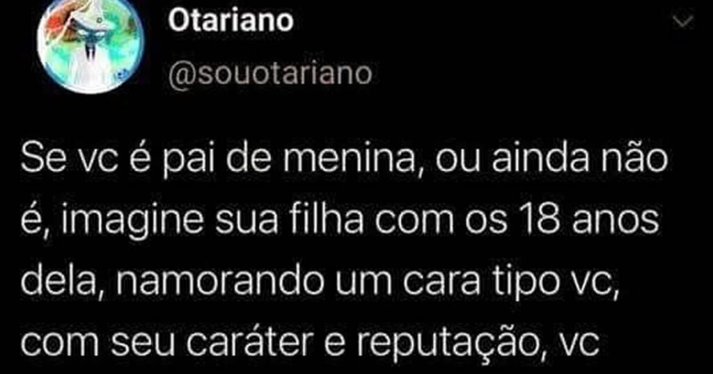 O teste do sogro imaginário. E a realidade que dói mais que verdade O teste do sogro imaginário. E a realidade que dói mais que verdade