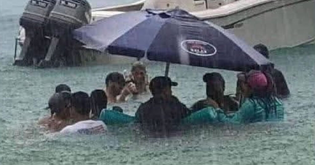 Protegidos da chuva, mergulhados na coragem