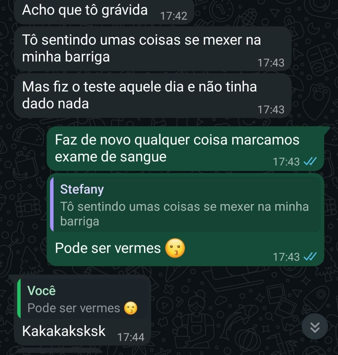Quando a dúvida é gravidez, mas a resposta é Brasil