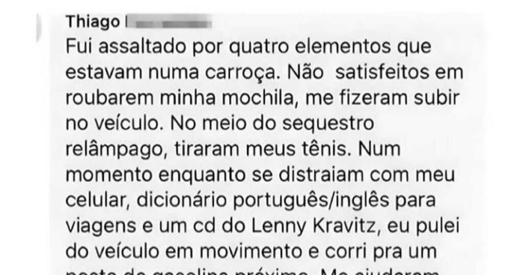 Quando o assalto é antigo demais e o apelido vira patrimônio histórico
