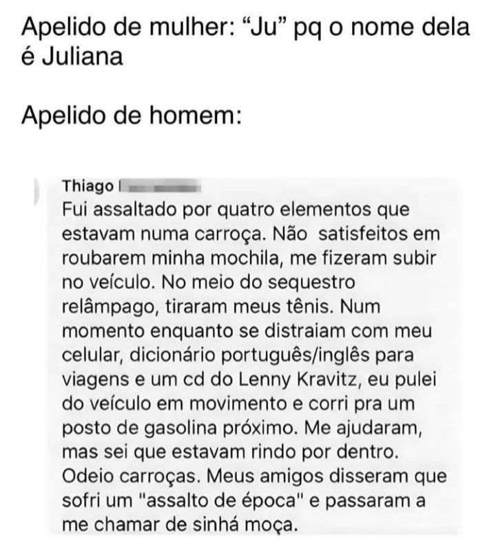 Quando o assalto é antigo demais e o apelido vira patrimônio histórico