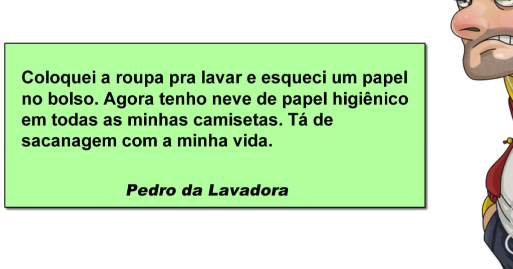 A era do inverno de papel higiênico na lavanderia