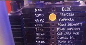 A escala de pesos que mede força, ego e superação emocional