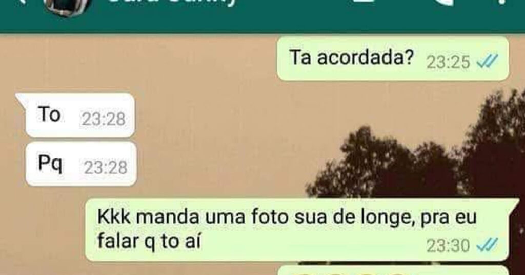 A foto que era pra ajudar e acabou entregando tudo