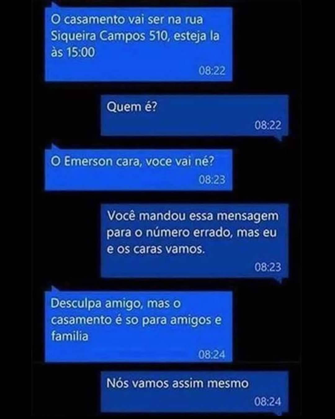 Convite errado, convidados certos e um casamento que saiu do controle