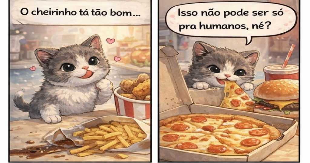 Quando a comida vence o autocontrole e ainda pede sobremesa