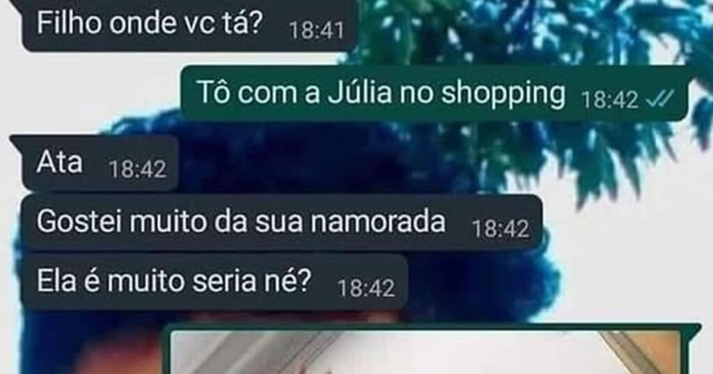 Quando a família julga pela foto errada e segue confiante