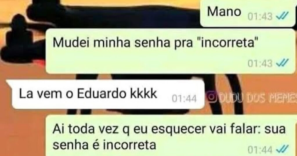 Quando a maior pegadinha é a que você faz contra você mesmo