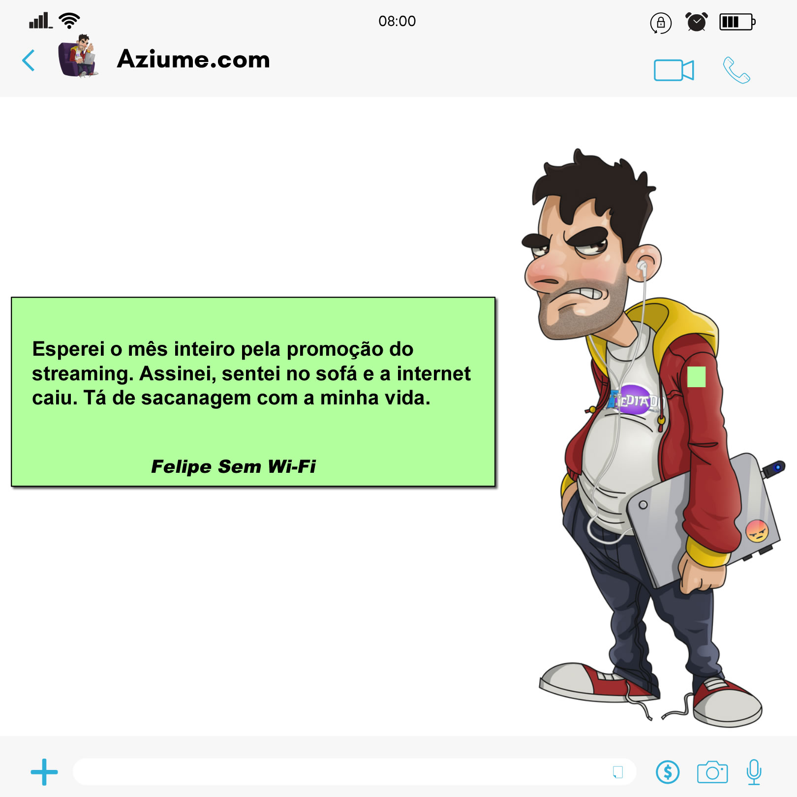 Quando a promoção chega antes do Wi-Fi desistir da sua vida