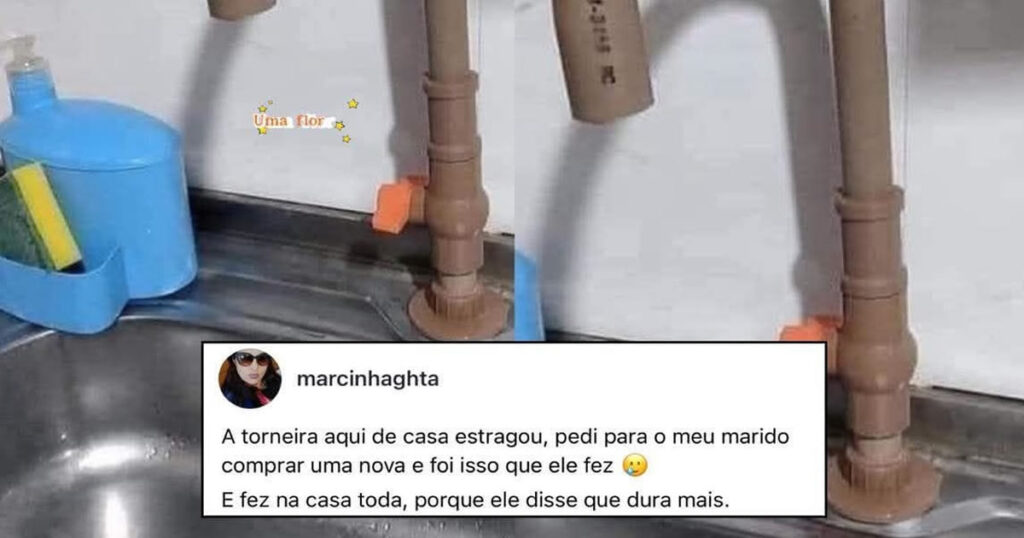 Quando a torneira quebra e nasce a engenharia da mangueira doméstica