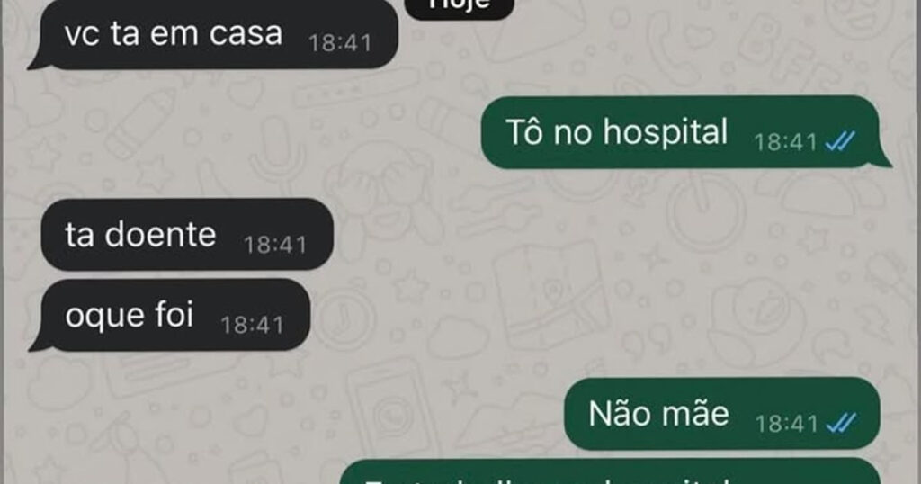 Quando dizer “tô no hospital” vira drama sem roteiro nenhum