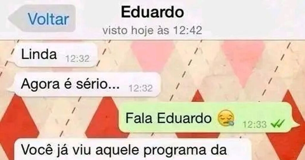 Quando o ex muda de canal mas continua passando vergonha