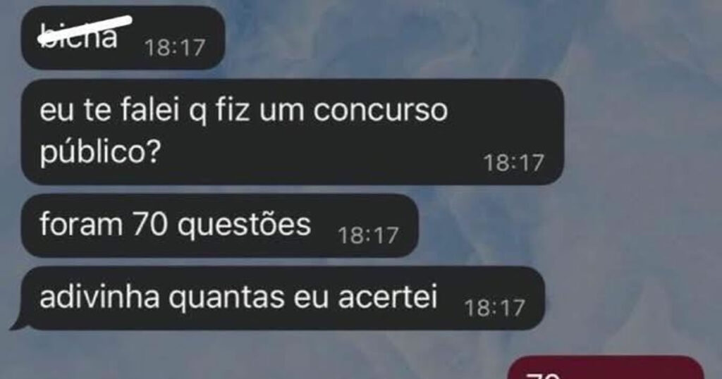 Quando o quase no concurso significa seis e a autoestima sai de licença
