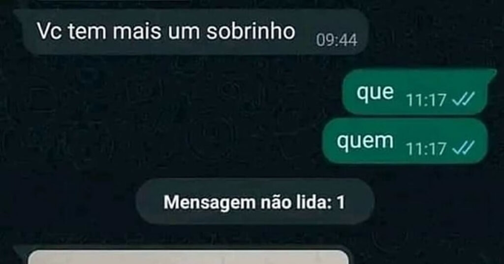Quando o sobrinho novo vem com quatro patas e zero aviso Quando o sobrinho novo vem com quatro patas e zero aviso