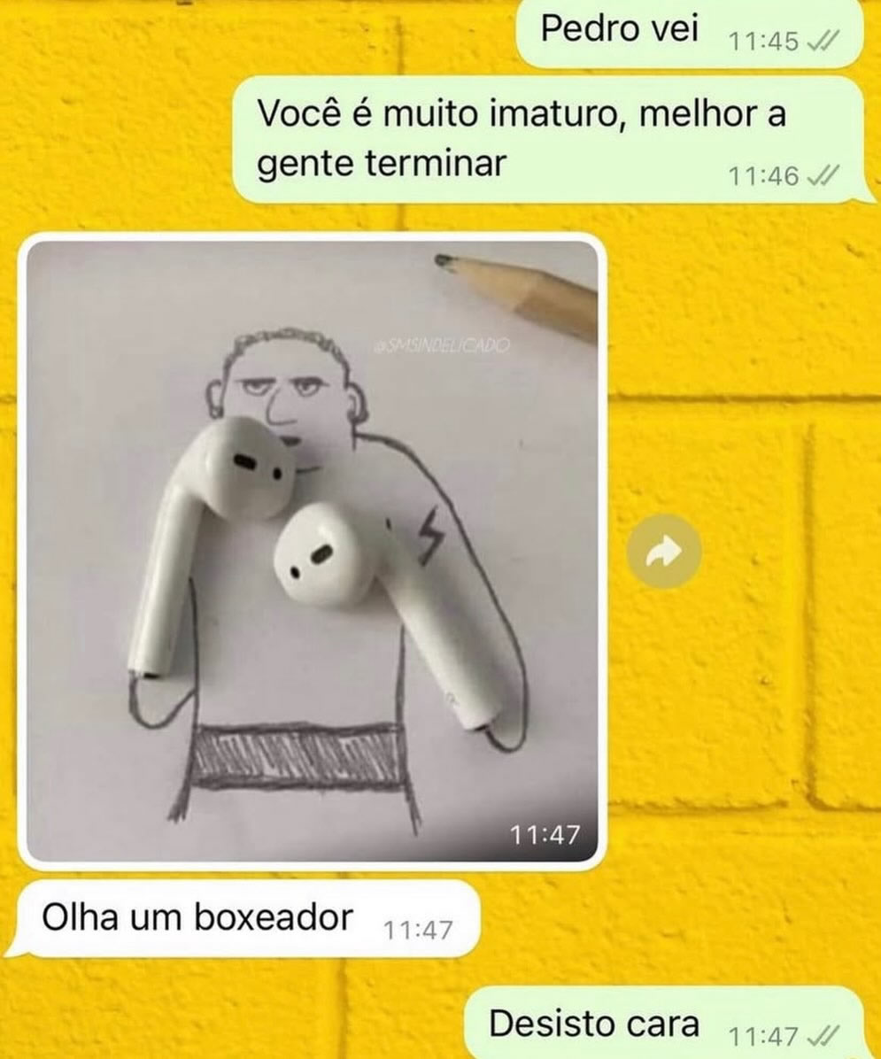 Quando pedem maturidade e você responde com arte conceitual inútil Quando pedem maturidade e você responde com arte conceitual inútil