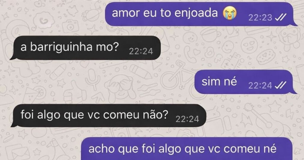 Quando você passa mal e ainda sai culpada pela própria náusea Quando você passa mal e ainda sai culpada pela própria náusea