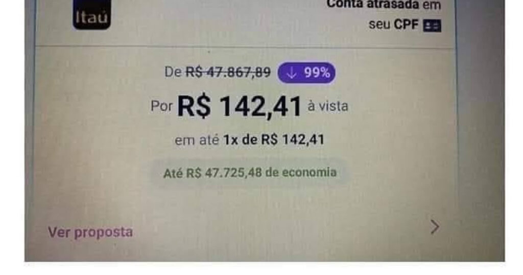 A dívida que virou troco e deixou até a calculadora em choque A dívida que virou troco e deixou até a calculadora em choque