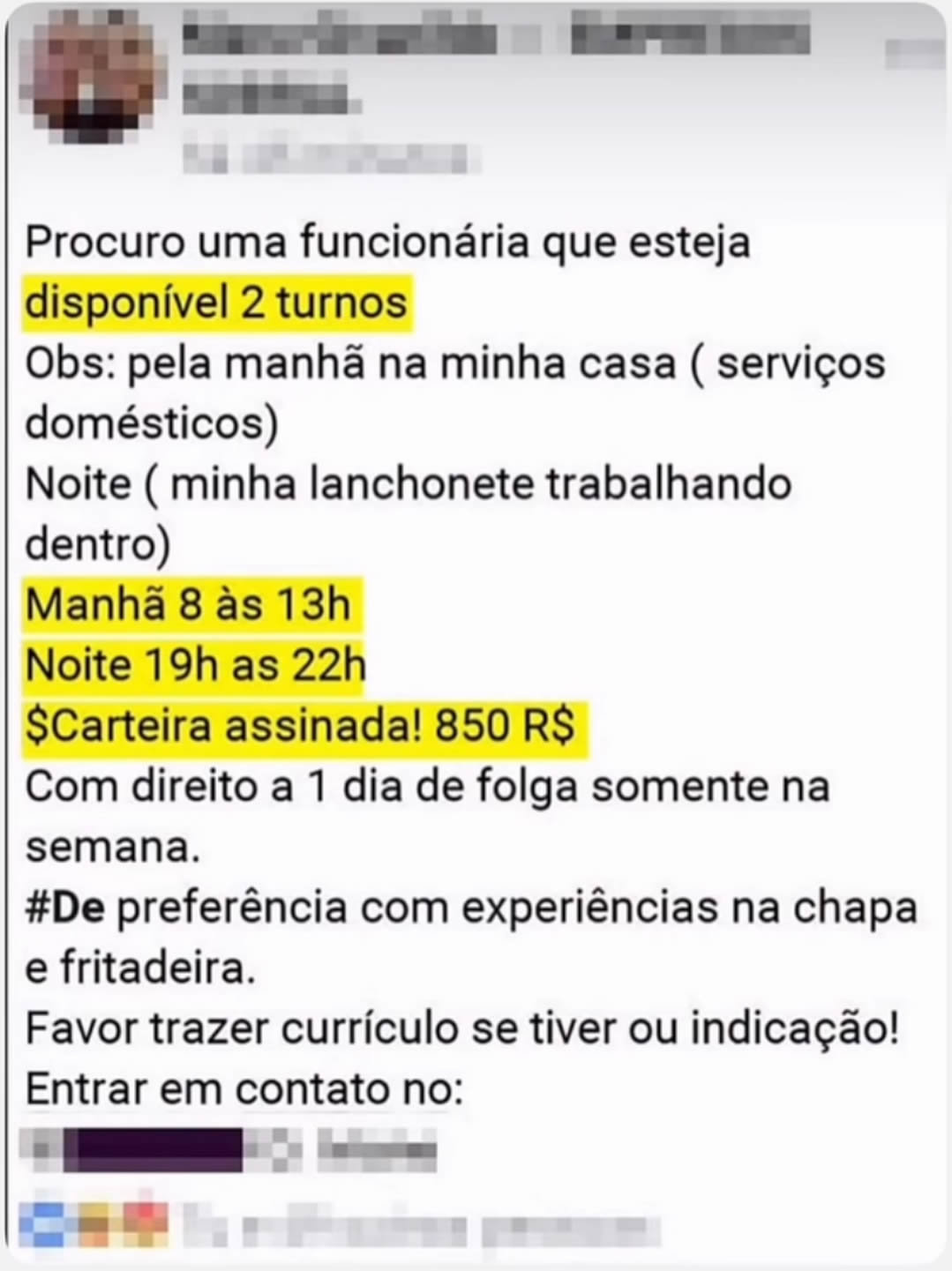 A vaga 2 em 1 que oferece experiência, cansaço e um salário direto do túnel do tempo