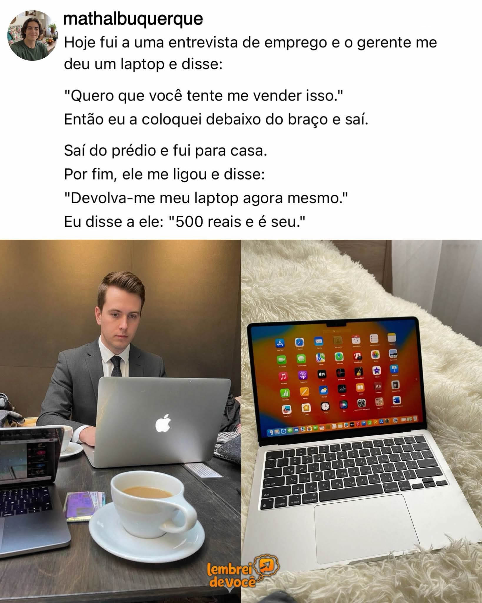 O candidato que levou “venda criativa” ao nível mais ousado possível O candidato que levou “venda criativa” ao nível mais ousado possível