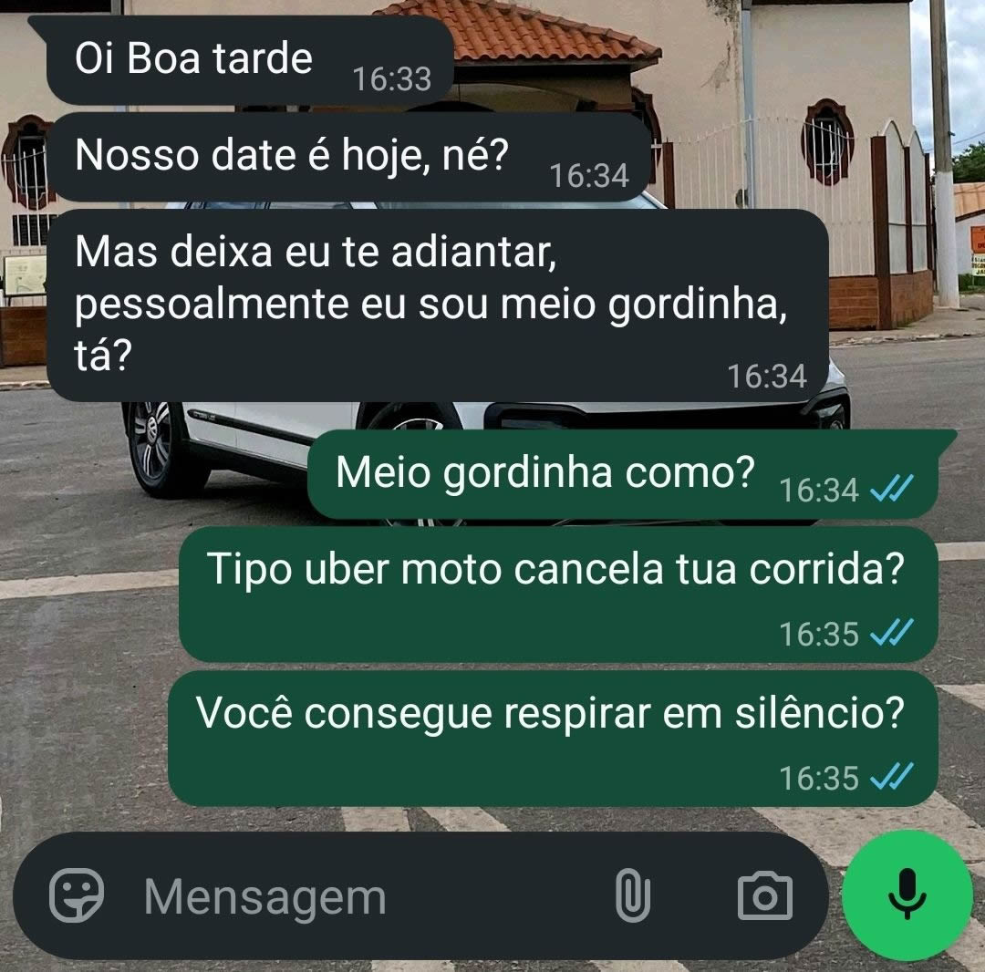 O dia em que o ego foi maior que qualquer balança existente O dia em que o ego foi maior que qualquer balança existente