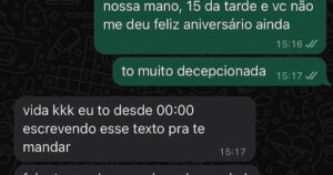O dia em que o feliz aniversário veio com tutorial incluso e entregou o esquecimento ao vivo