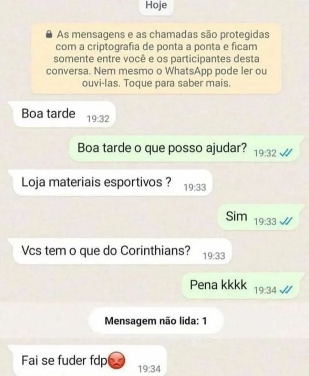 Quando o atendimento ao cliente decide jogar no time rival e destruir sua paz emocional