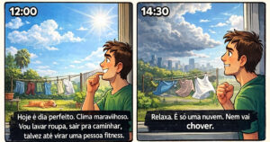 Clima brasileiro estreia novo filme de desastre e ninguém recebeu o roteiro