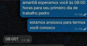 O candidato que tentou negociar o atraso antes mesmo de ser contratado de verdade