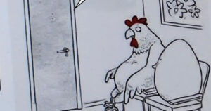 Quando a educação é tanta que ninguém quer ser o primeiro a se dar mal