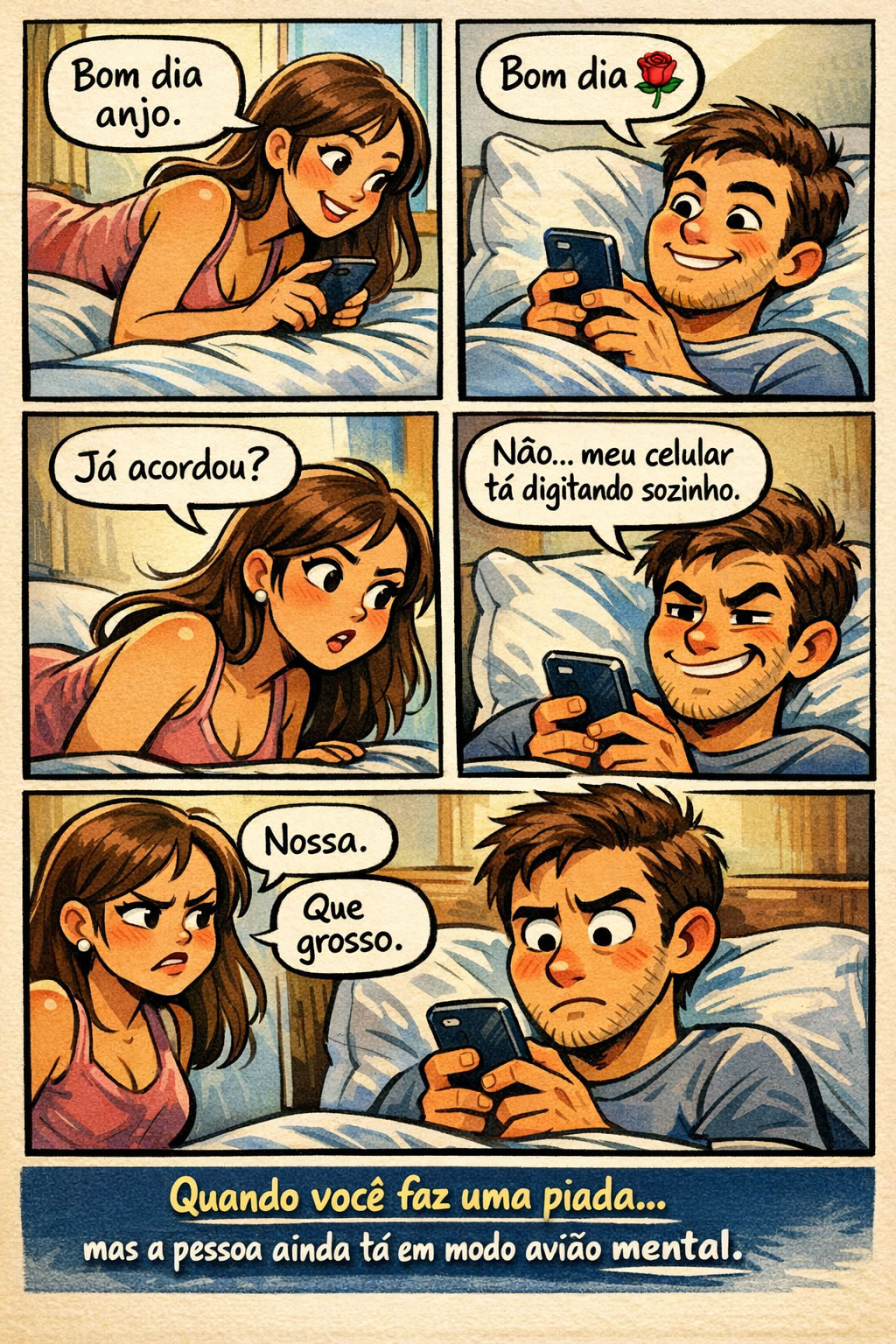 Quando a piada chega antes do cérebro ligar o Wi-Fi