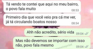Quando o boato é tão rápido que a pessoa já se casou antes de perceber