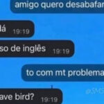Quando o desabafo vira aula de inglês com legenda automática quebrada