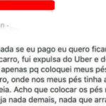 Quando o porta luvas vira área vip dos pés confiantes