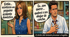 Quando um abajur quebrado vira o trailer do fim da sua vida