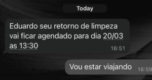 Remarcação nível hard: a clínica que corre mais que você viajando