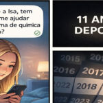 Respondeu depois de 11 anos como se fosse cinco minutos depois