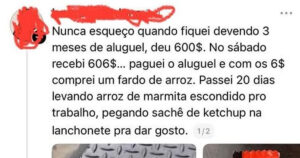 Seis reais, um fardo de arroz e o MBA brasileiro em sobrevivência financeira
