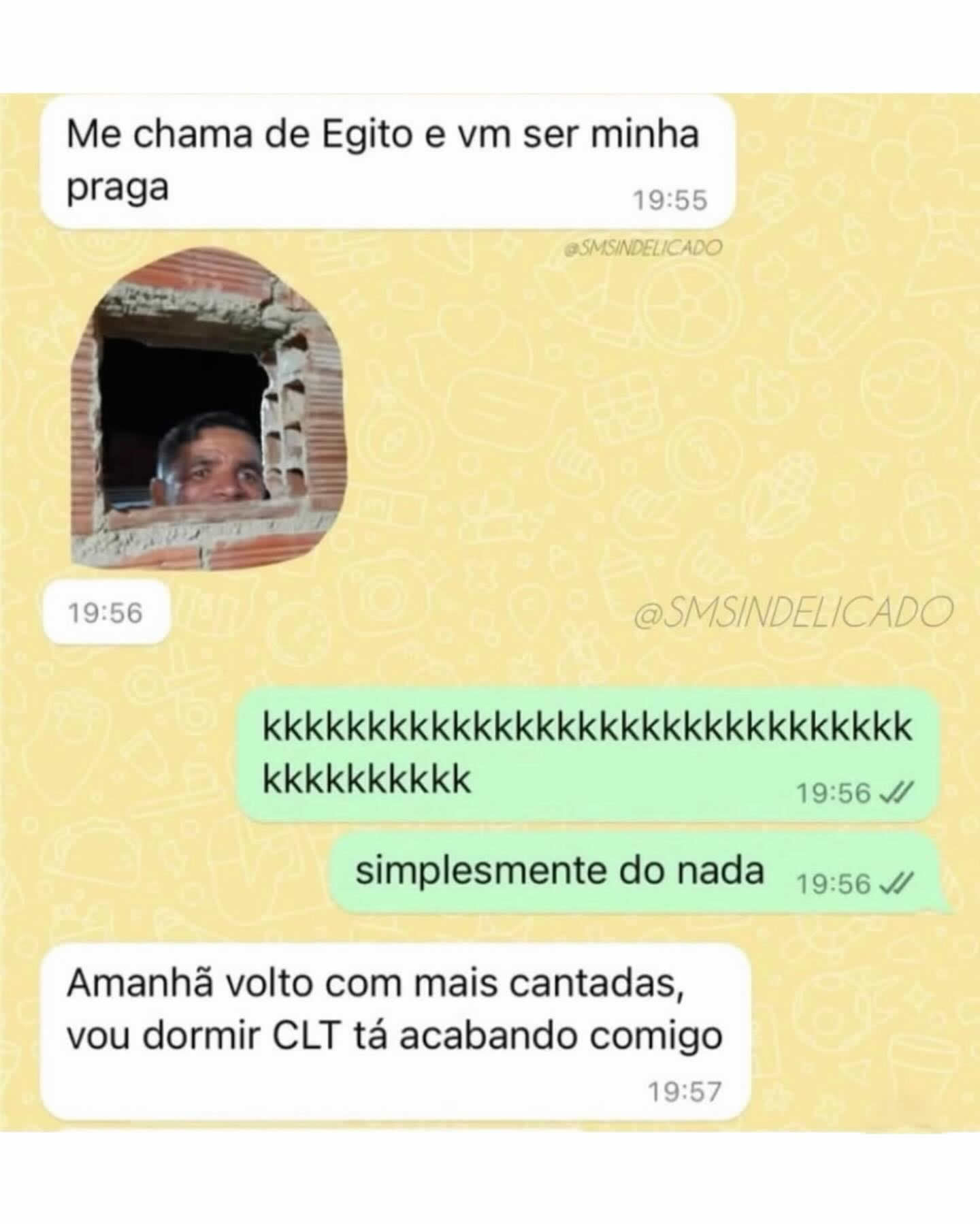 A cantada que não fez sentido nenhum mas ganhou no carisma