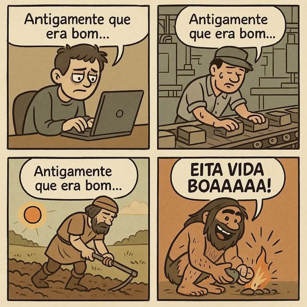 O brasileiro que sente saudade de um passado que ele não sobreviveria nem um dia